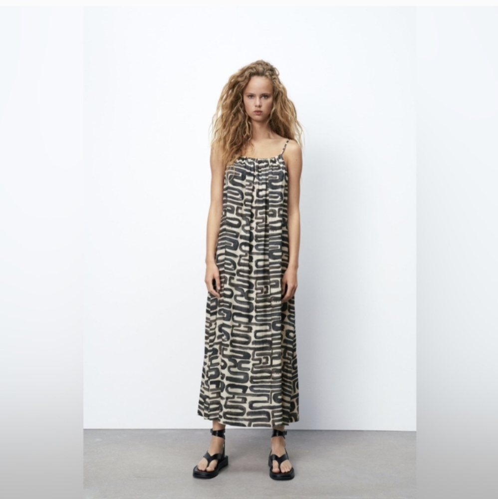 Zara linen dress